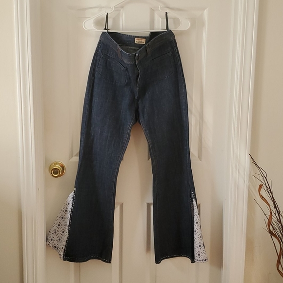 Free People lace bell bottoms FIRM ON PRICE!!!!!@ - Picture 4 of 4